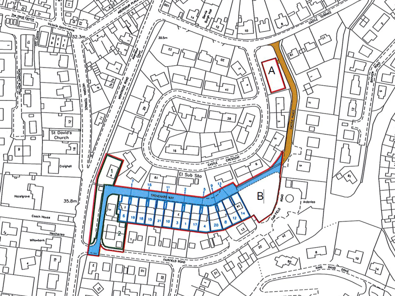 Land at Fairfield Road/Castle Place, Inverbervie